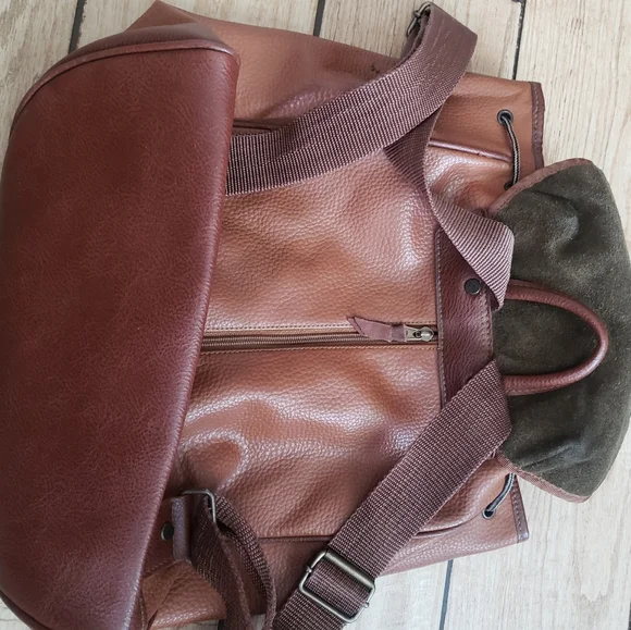 Espirt Vintage Leather Backpack - Picture 5 of 7